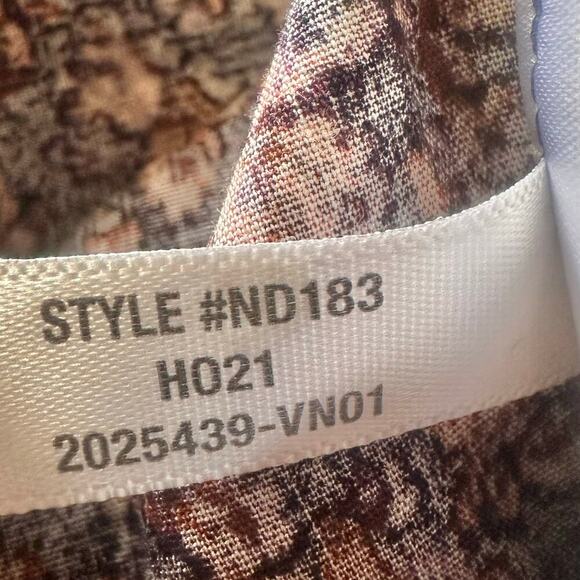 Madewell Puff-Sleeve Button-Front Crop Top in Orchard Floral Medium EUC - Picture 9 of 9